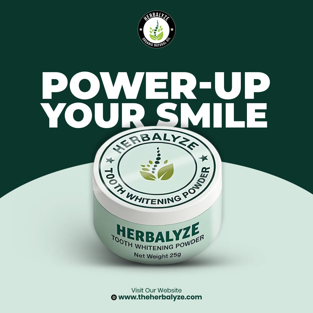THE HERBALYZE - TOOTH WHITENING POWDER®