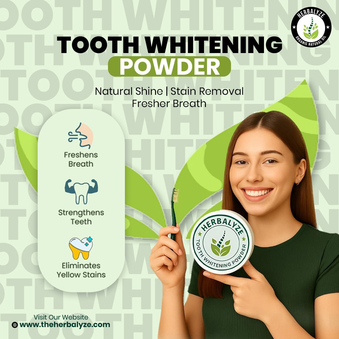THE HERBALYZE - TOOTH WHITENING POWDER®