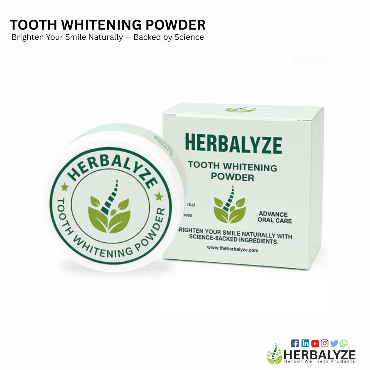 THE HERBALYZE - TOOTH WHITENING POWDER®