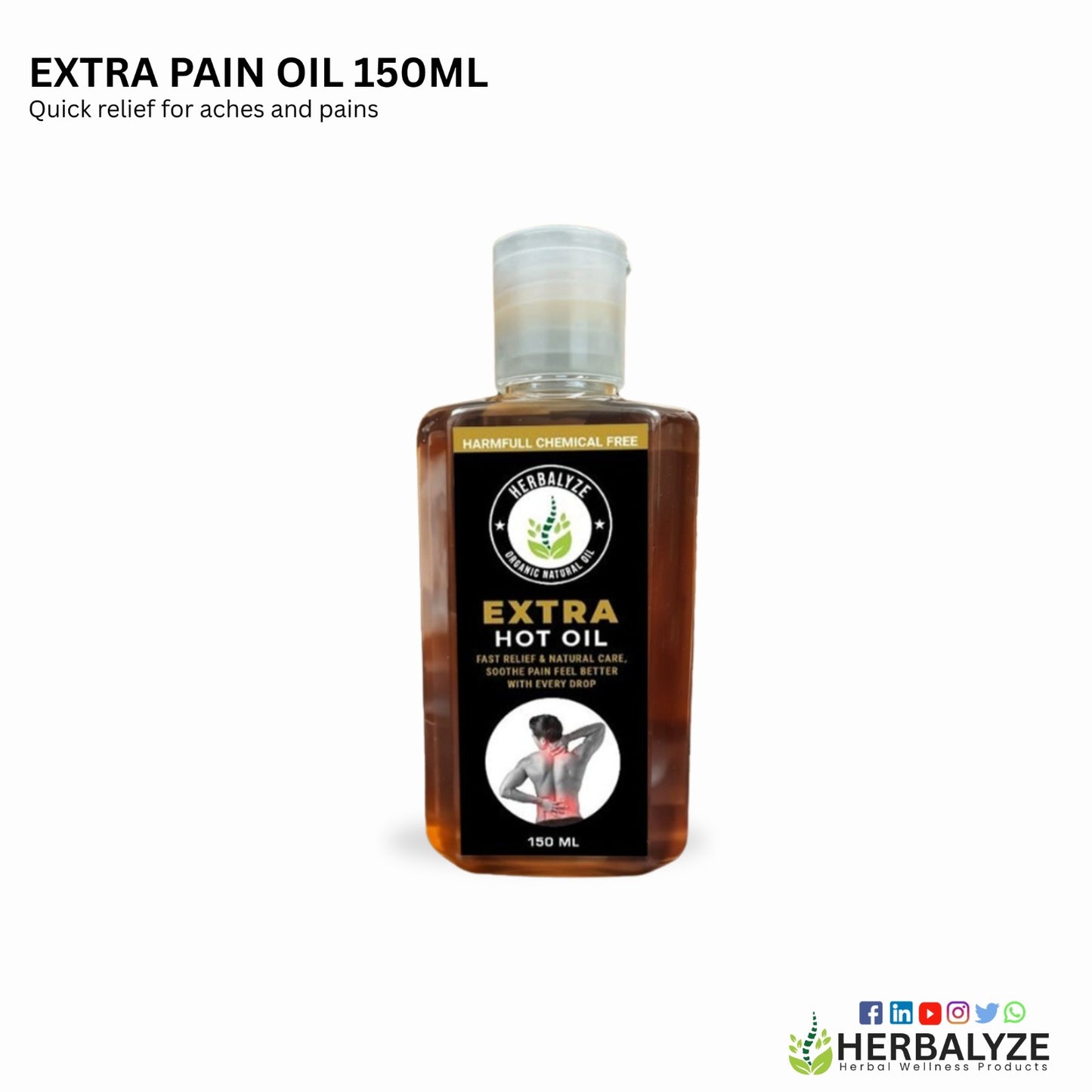 THE HERBALYZE - BODY PAIN OIL®