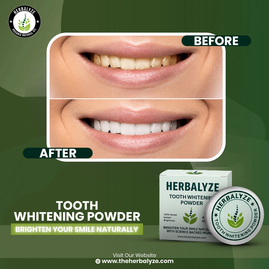 THE HERBALYZE - TOOTH WHITENING POWDER®